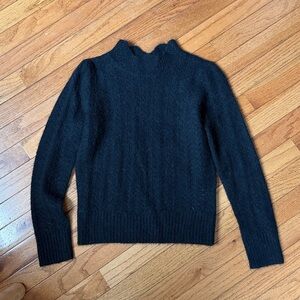 Marea by Liz Joy Black Pointelle Sweater